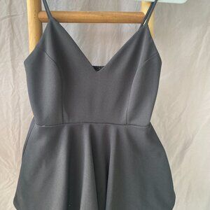 Papaya Womans Black Mini Dress, Size: Medium